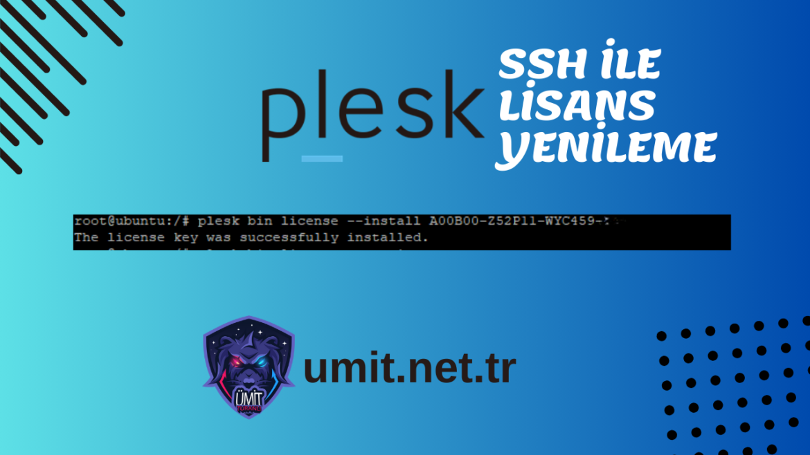 SSH ile Plesk Lisans Güncelleme