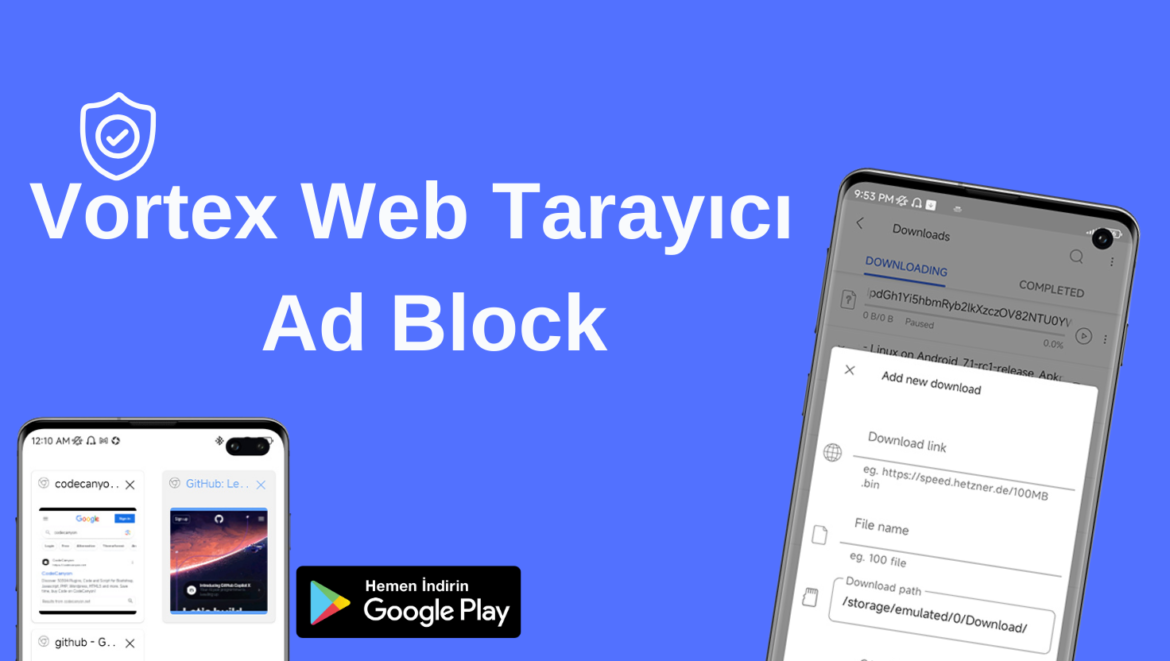 Vortex Web Tarayıcı Vortex Web Tarayıcı