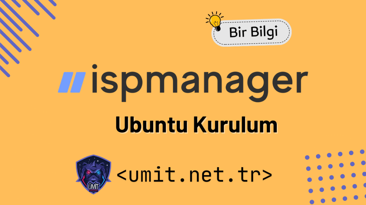 Ubuntu ISPmanager Kurulumu